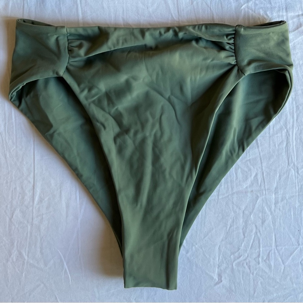 NWT AYA Label Swimwear - The Peitho Bottom - Sage Green - Size Medium